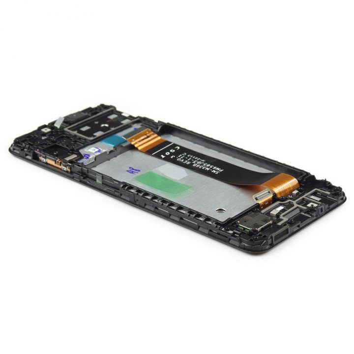 Display Complete with Housing For Samsung Galaxy A13 5G (A136) Black Service Pack billede 2