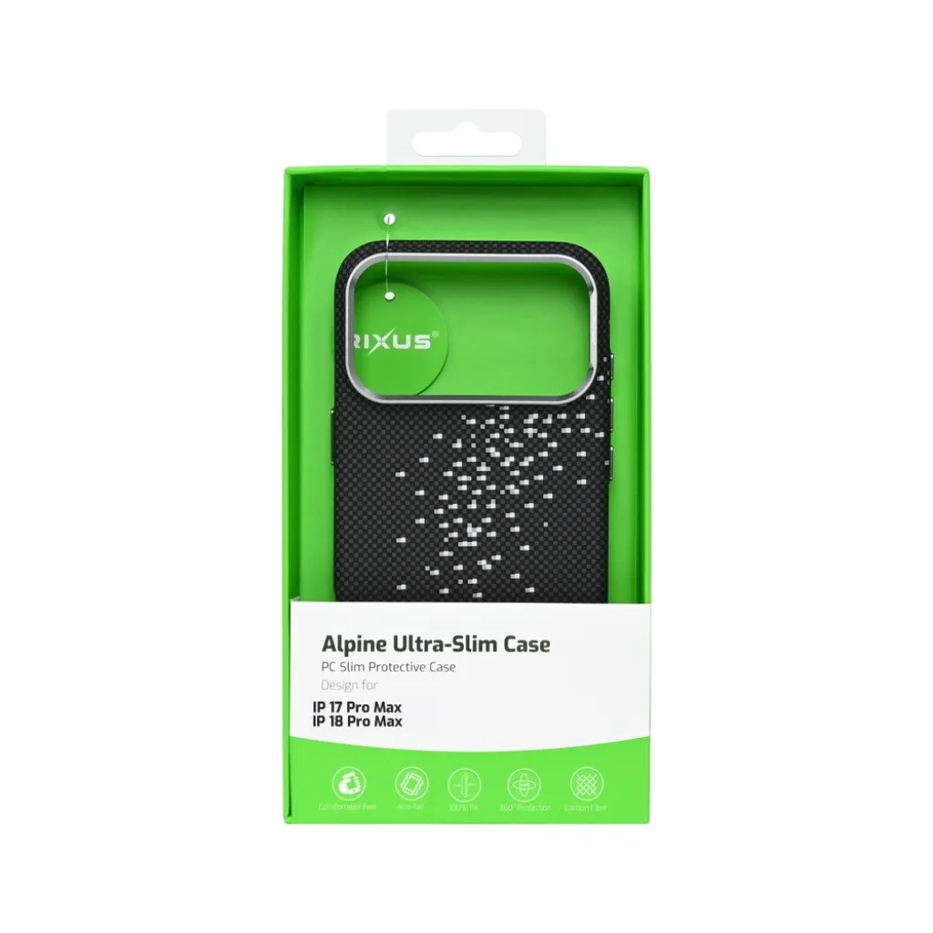 Rixus Alpine Ultra-Slim With MagSafe Compatible RXD022 cover med MagSafe til iPhone 17 Pro Max og 18 Pro Max, multicolor, billede 4
