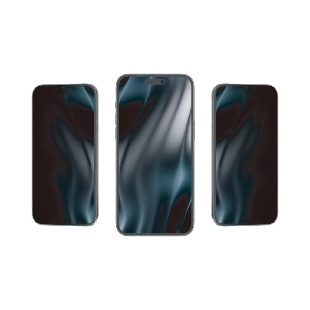 Rixus Privacy Full Curved Edge Tempered Glass beskyttelsesglas til iPhone 18 Pro, billede 5