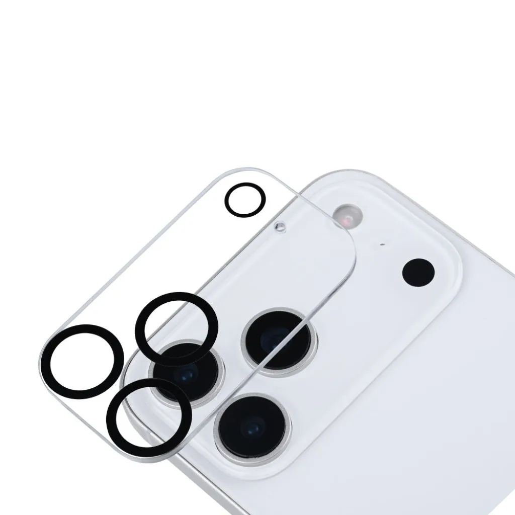 Rixus Clear HD Camera beskyttelsesglas til iPhone 17 Pro Max, billede 4