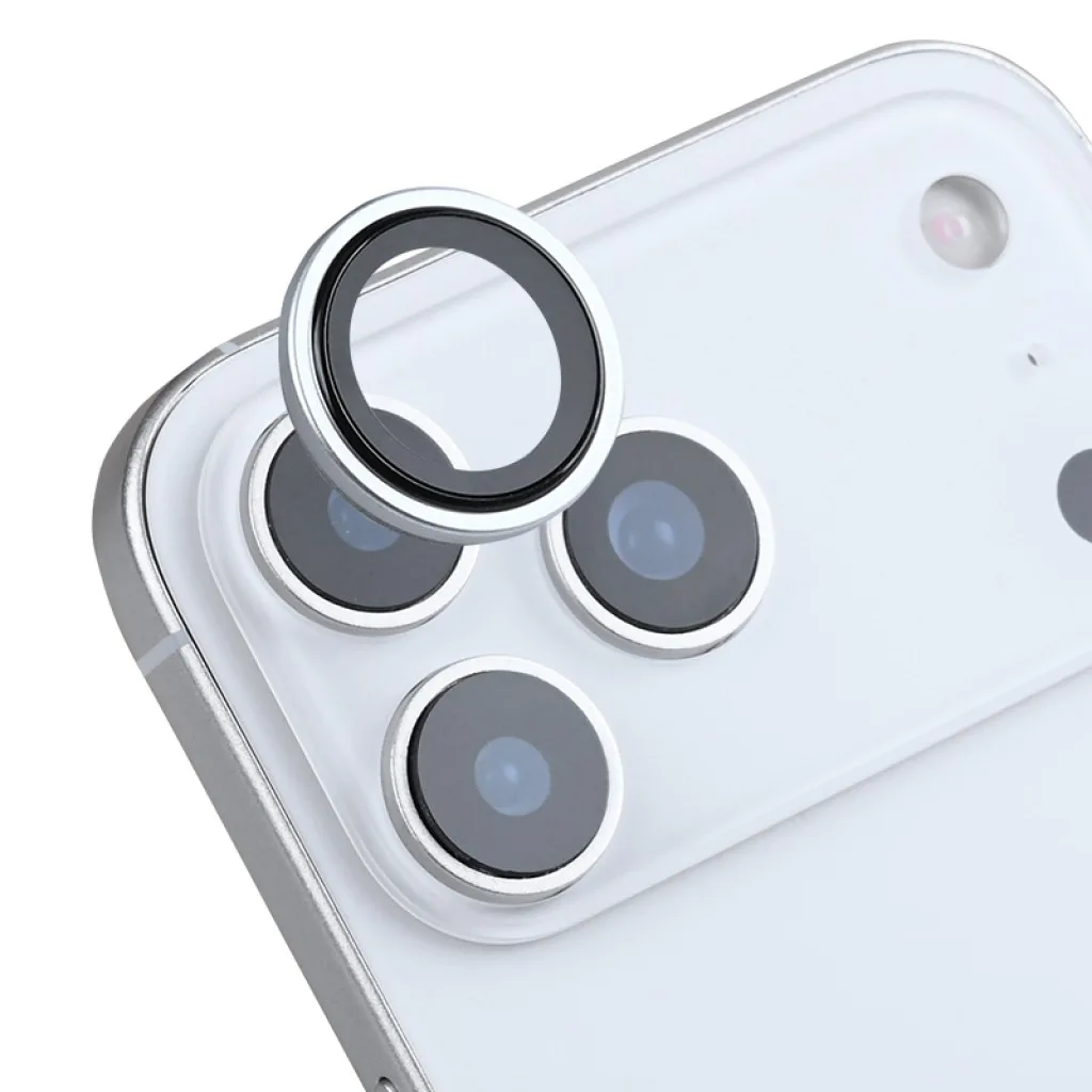 Rixus Metal Shield Camera beskyttelsesglas til iPhone 17 Pro, billede 3