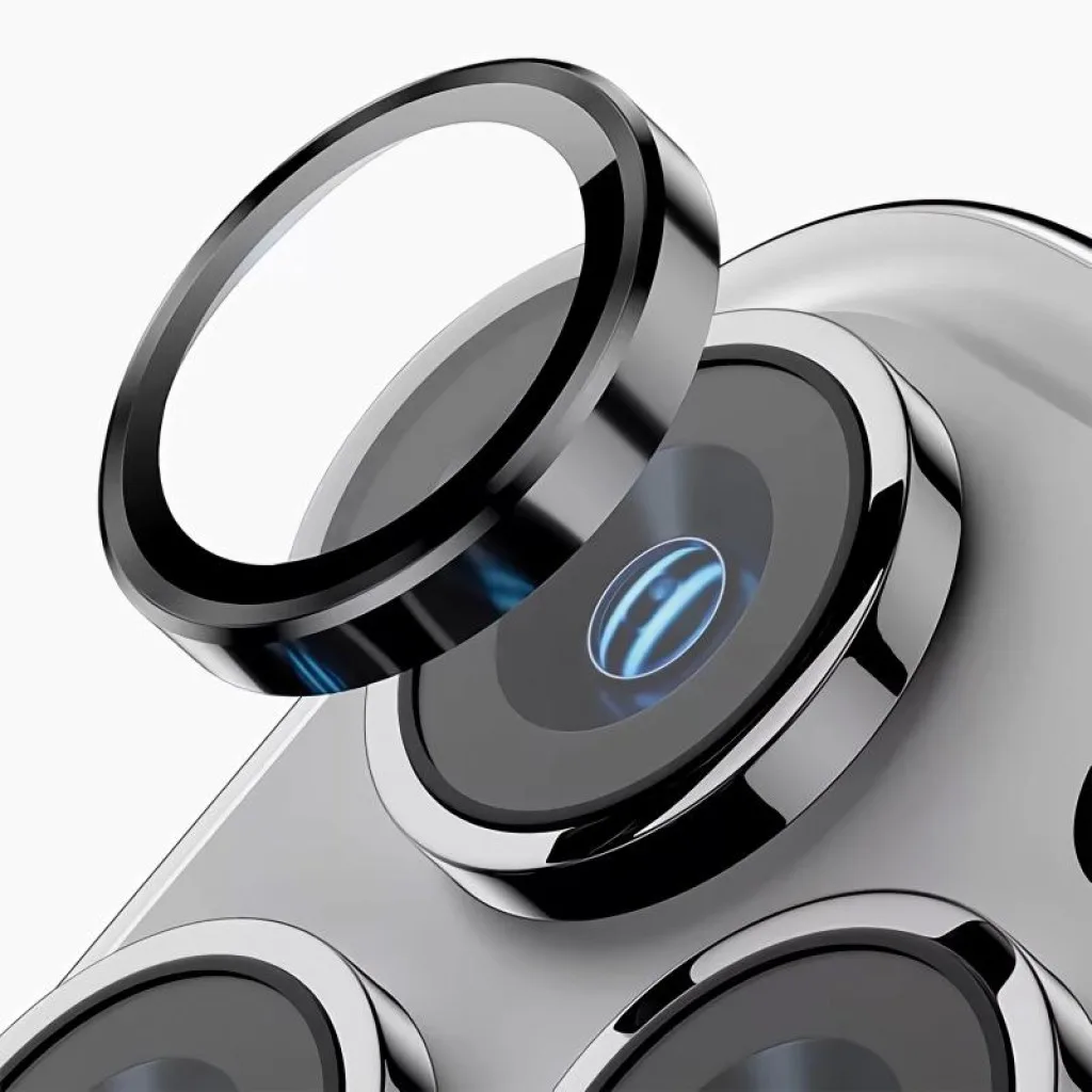 Rixus Metal Shield Camera beskyttelsesglas til iPhone 17 Pro, billede 5