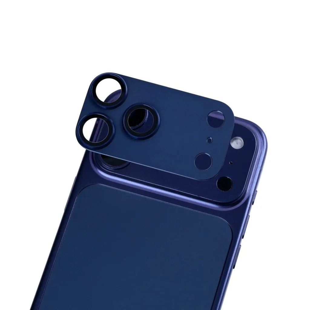 Rixus Ultra Clear Camera Protection beskyttelsesglas til iPhone 17 Pro, blå, billede 3