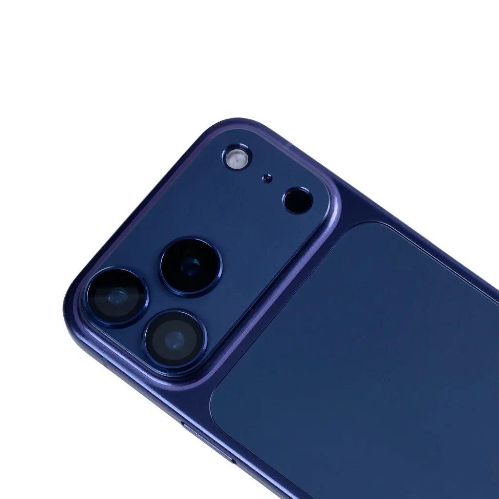 Rixus Ultra Clear Camera Protection beskyttelsesglas til iPhone 17 Pro, blå, billede 4