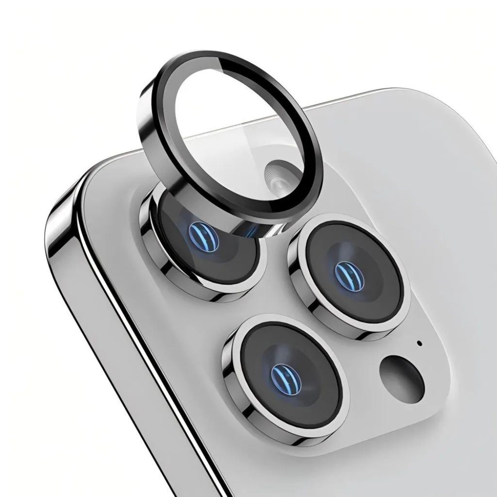 Rixus Metal Shield Camera beskyttelsesglas til iPhone 17 Air, billede 3