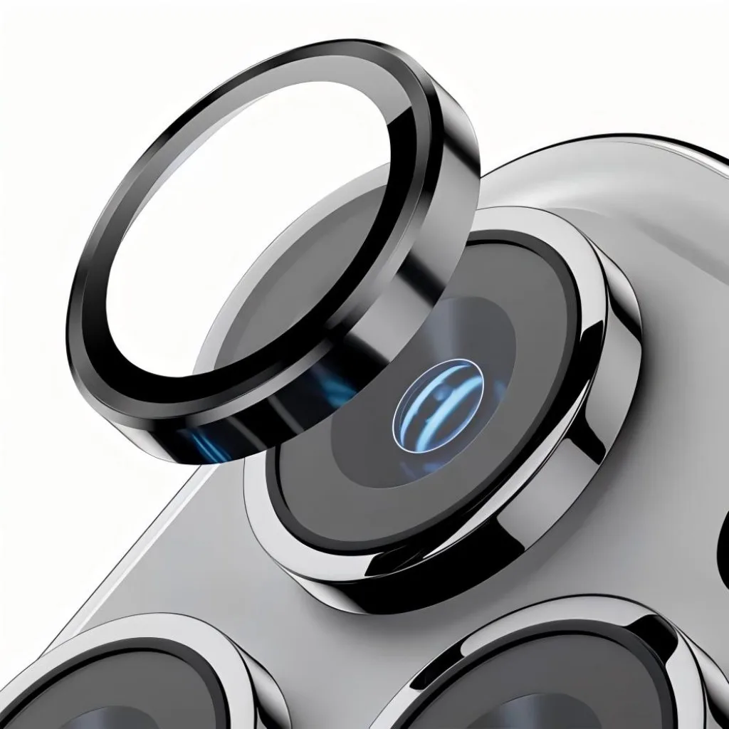 Rixus Metal Shield Camera beskyttelsesglas til iPhone 17 Air, billede 5