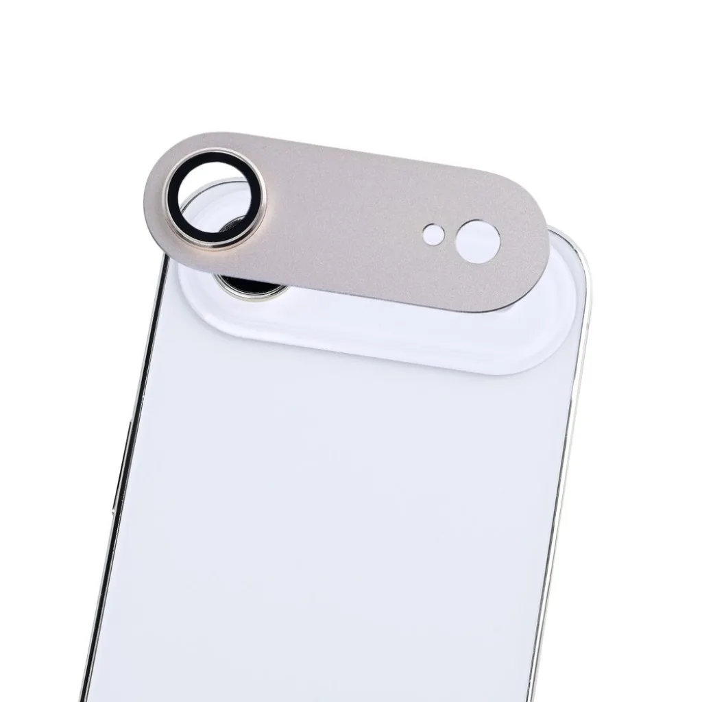 Rixus Ultra Clear Camera Protection beskyttelsesglas til iPhone 17 Air, guld, billede 3