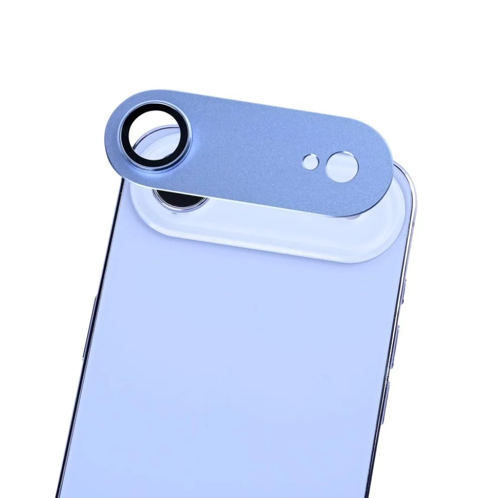 Rixus Ultra Clear Camera Protection beskyttelsesglas til iPhone 17 Air, blå, billede 3