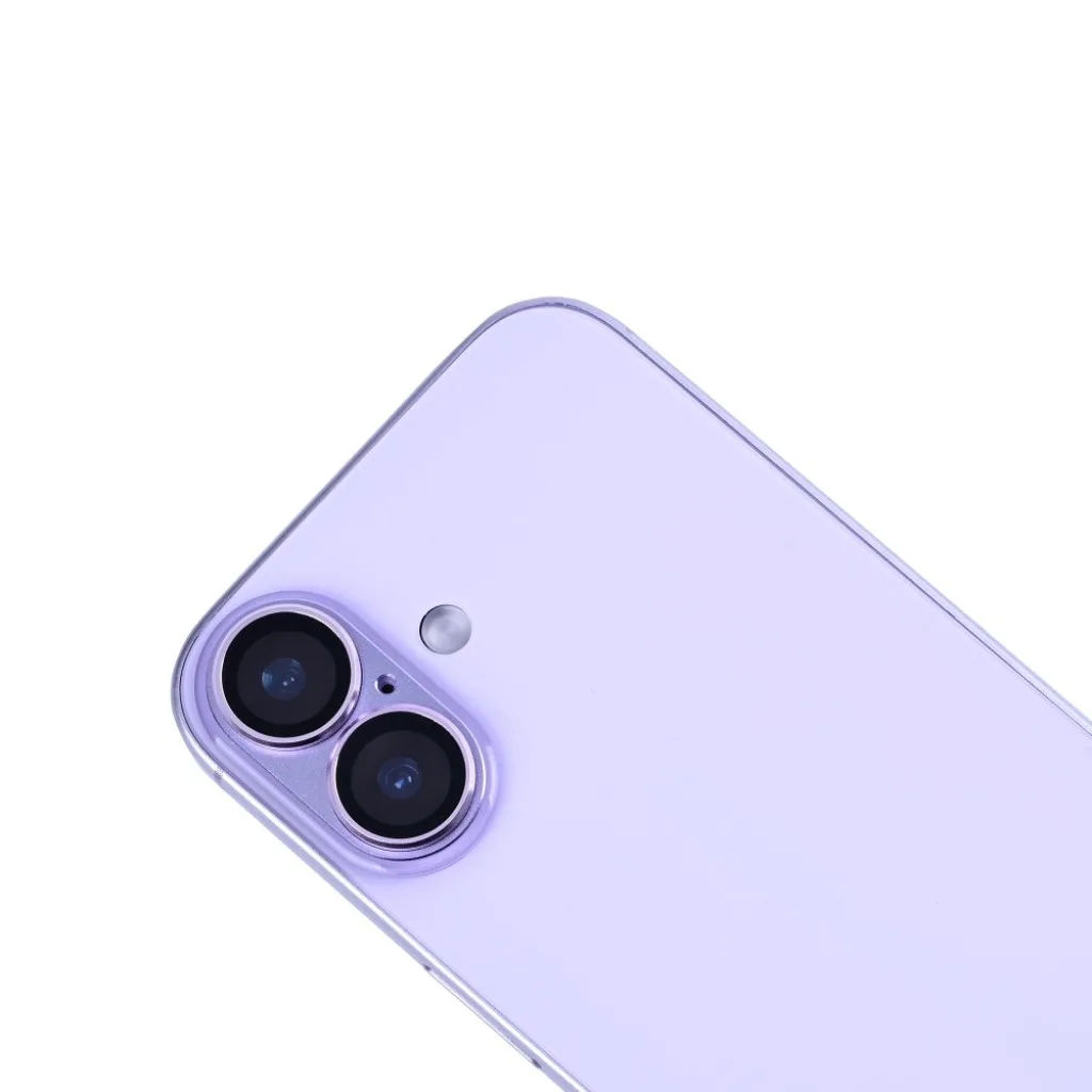 Rixus Ultra Clear Camera Protection beskyttelsesglas til iPhone 17, lilla, billede 4