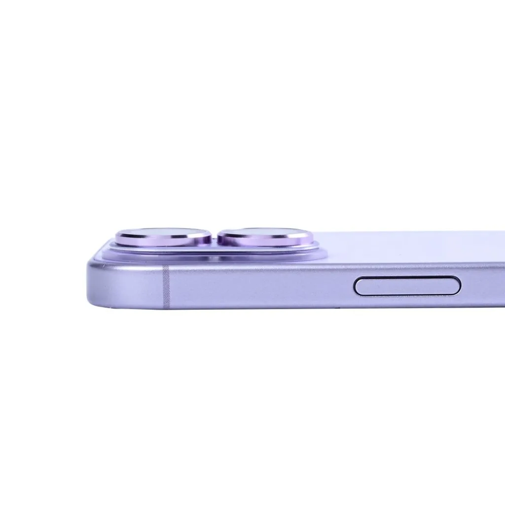Rixus Ultra Clear Camera Protection beskyttelsesglas til iPhone 17, lilla, billede 5
