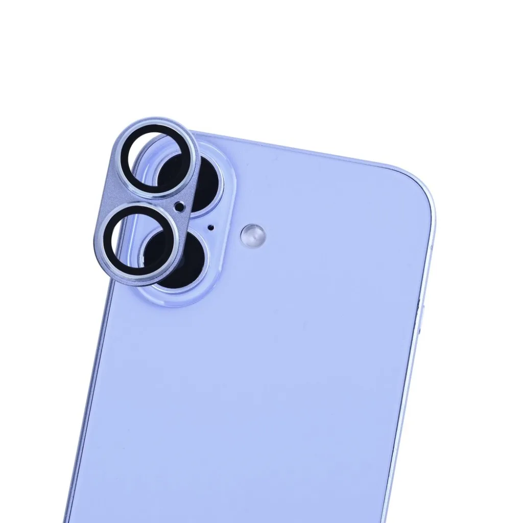 Rixus Ultra Clear Camera Protection beskyttelsesglas til iPhone 17, blå, billede 3