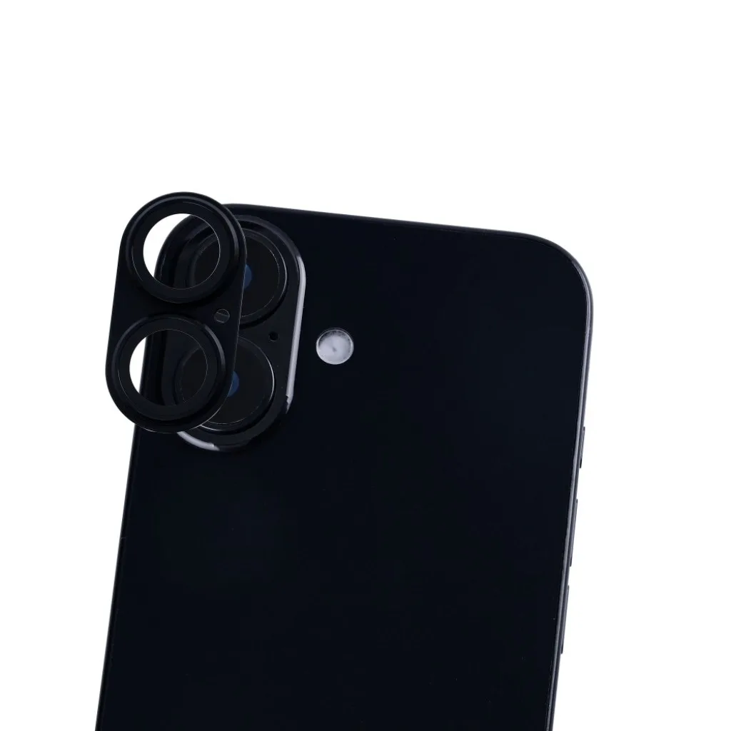 Rixus Ultra Clear Camera Protection beskyttelsesglas til iPhone 17, sort, billede 3