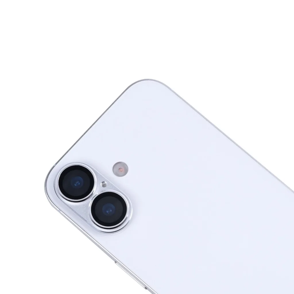 Rixus Ultra Clear Camera Protection beskyttelsesglas til iPhone 17, hvid, billede 4