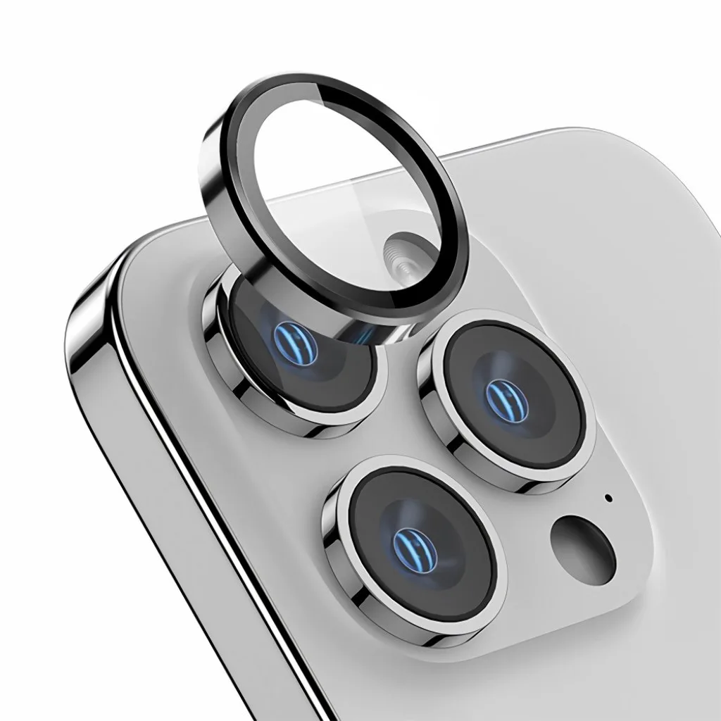 Rixus Metal Shield Camera beskyttelsesglas til iPhone 16e og 17e, billede 3