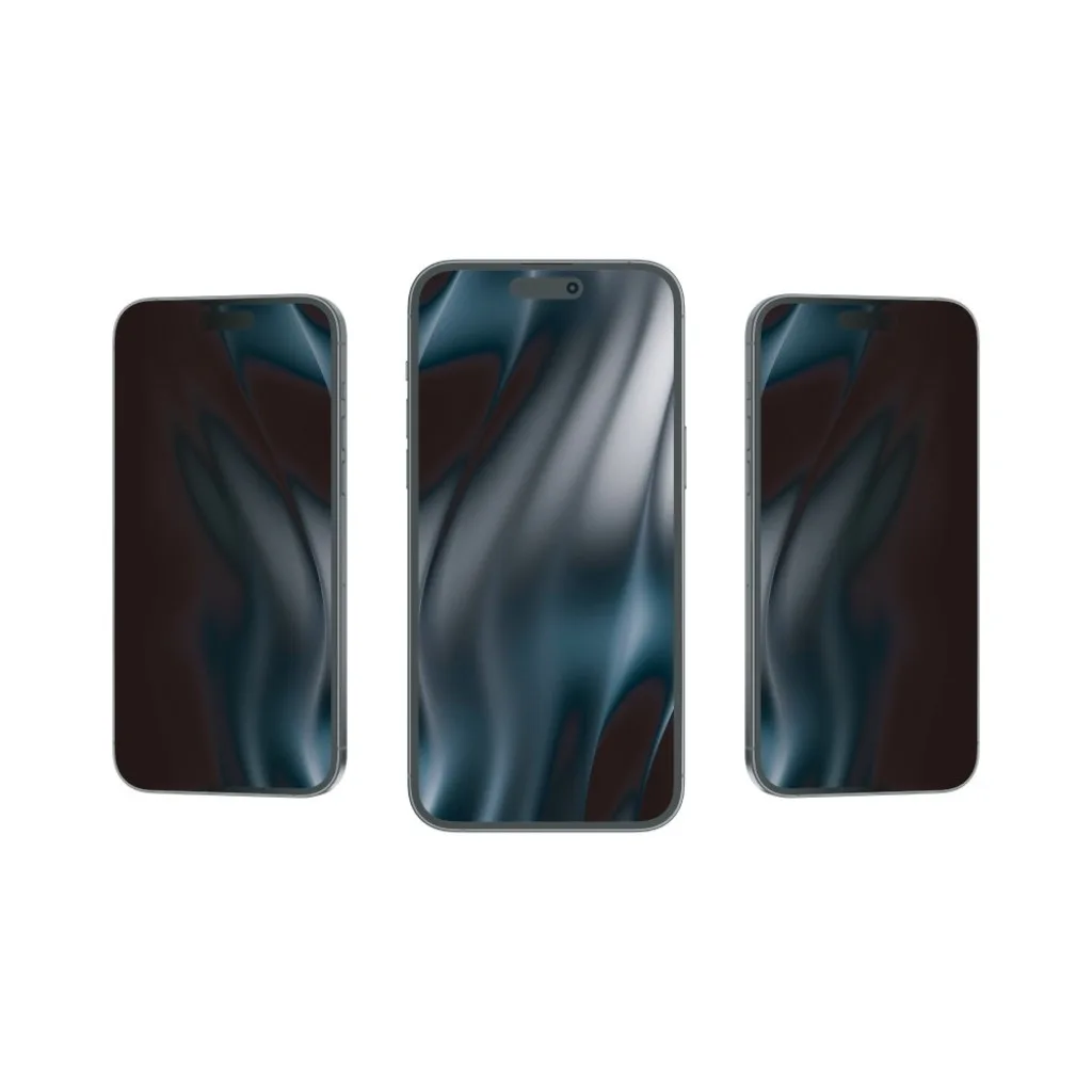 Rixus Privacy Full Curved Edge beskyttelsesglas til iPhone 16, billede 5