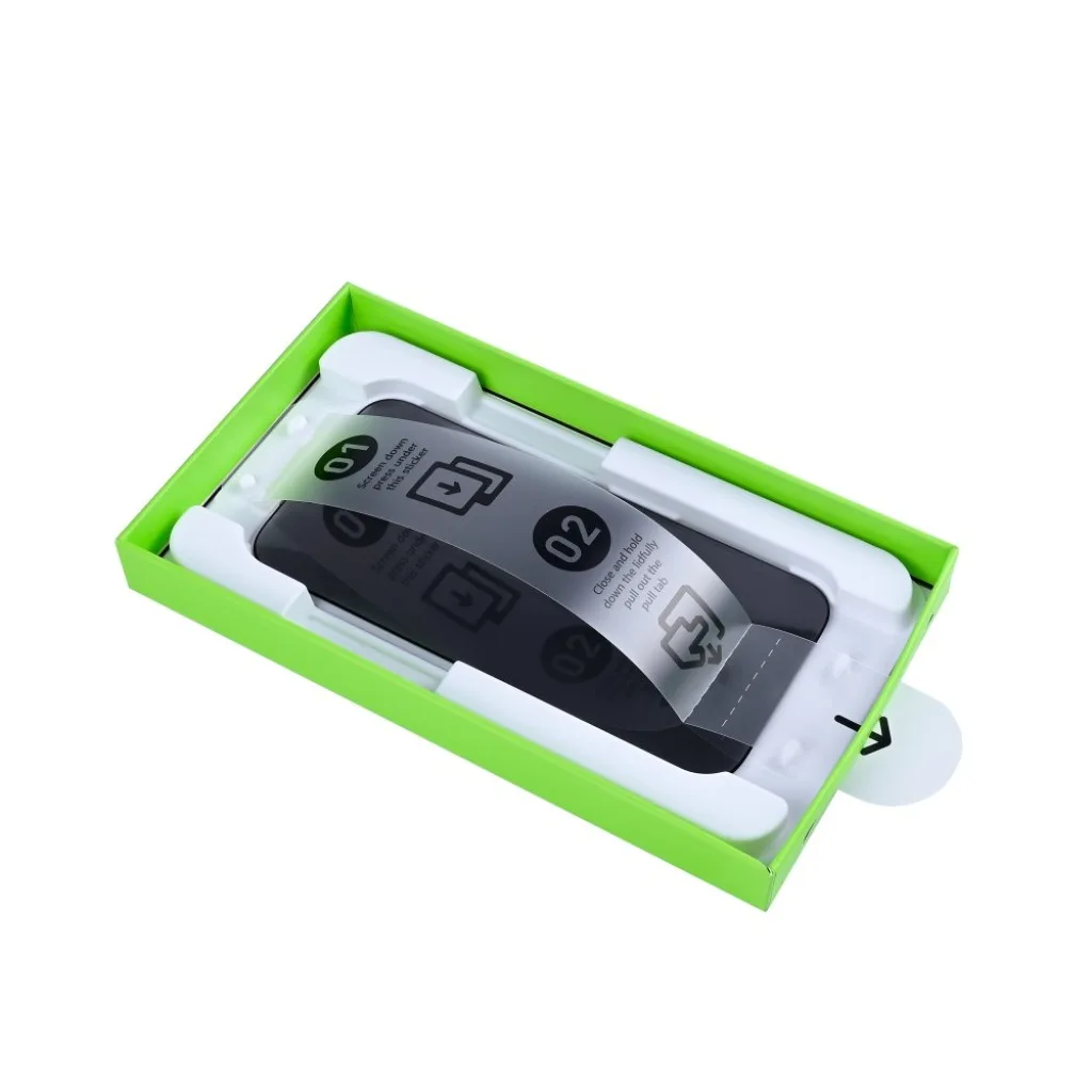 Rixus Privacy With Fit Box beskyttelsesglas til iPhone 16, billede 3