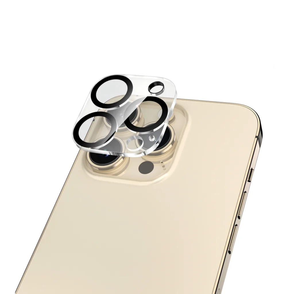 Rixus Clear HD Camera beskyttelsesglas til iPhone 15 Pro og 15 Pro Max, billede 3