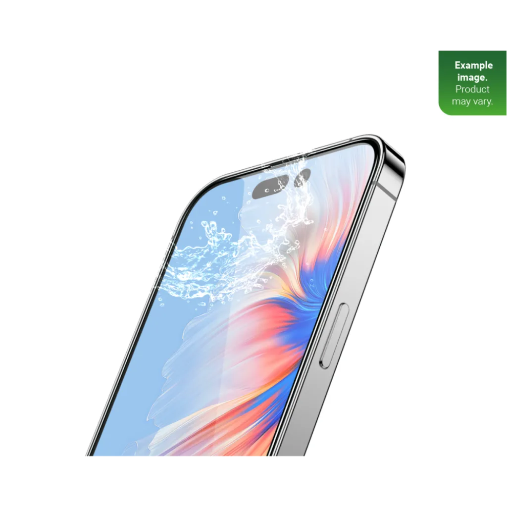 Rixus Clear HD Full Curved Edge beskyttelsesglas til iPhone 15 Pro, billede 5