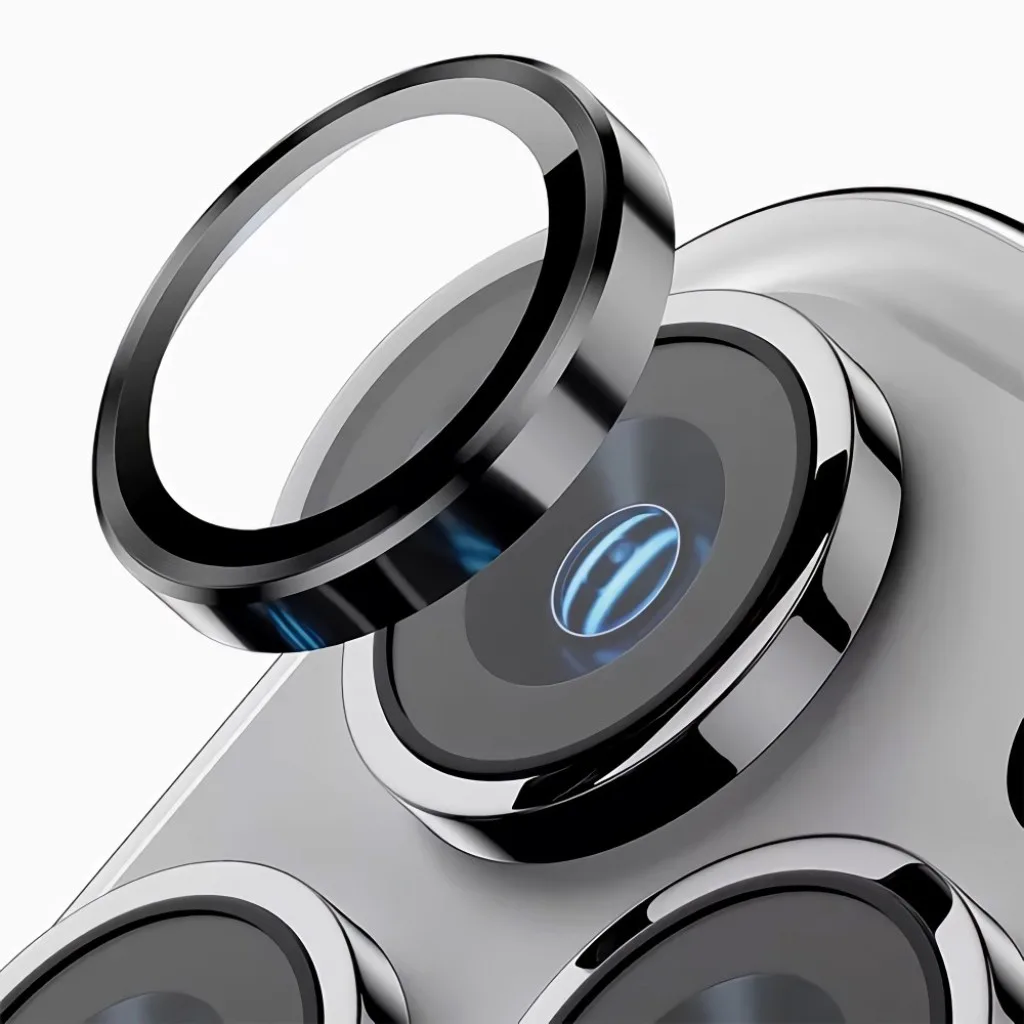 Rixus Metal Shield Camera beskyttelsesglas til iPhone 13, billede 5