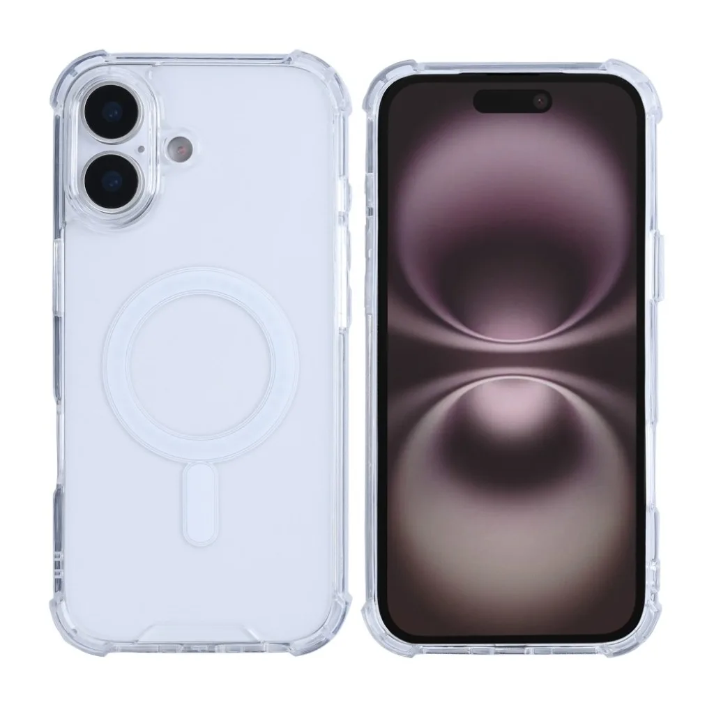 Rixus Anti-Burst cover med MagSafe til iPhone 17, gennemsigtig, billede 3