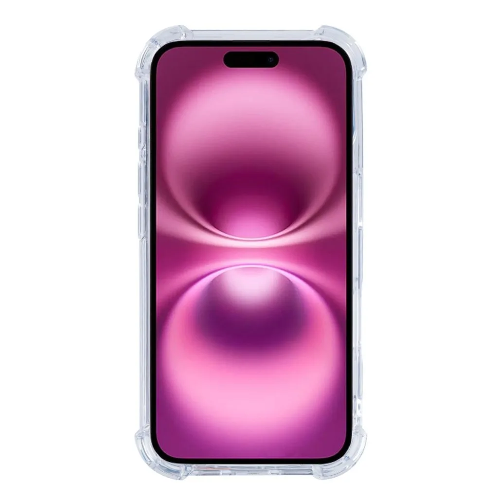 Rixus Anti-Burst cover med MagSafe til iPhone 16 Plus, gennemsigtig, billede 2