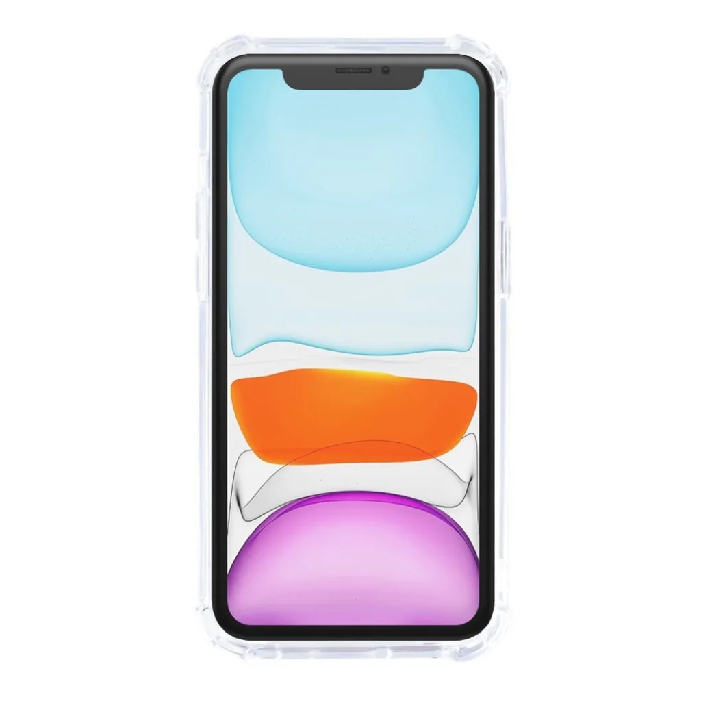 Rixus Anti-Burst cover med MagSafe til iPhone 11, gennemsigtig, billede 2