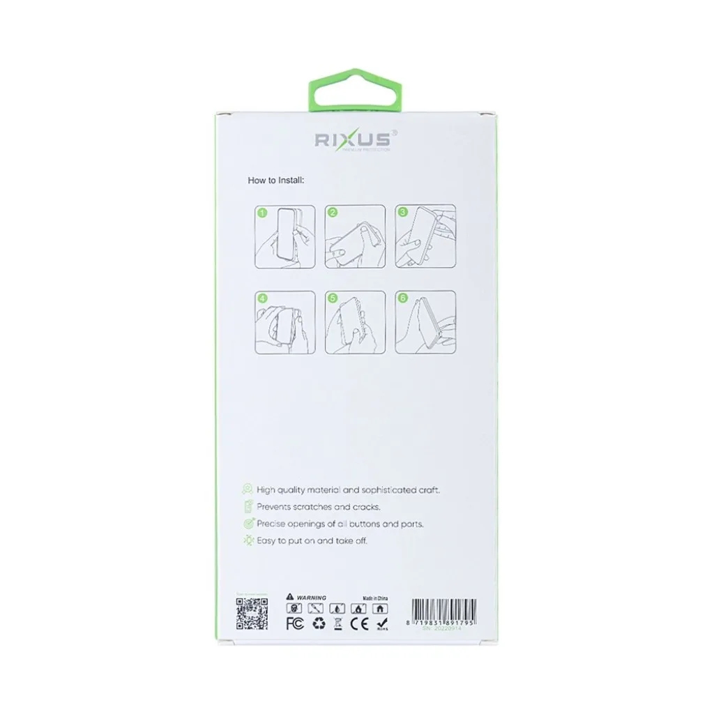 Rixus Anti-Burst cover med MagSafe til iPhone 11, gennemsigtig, billede 6