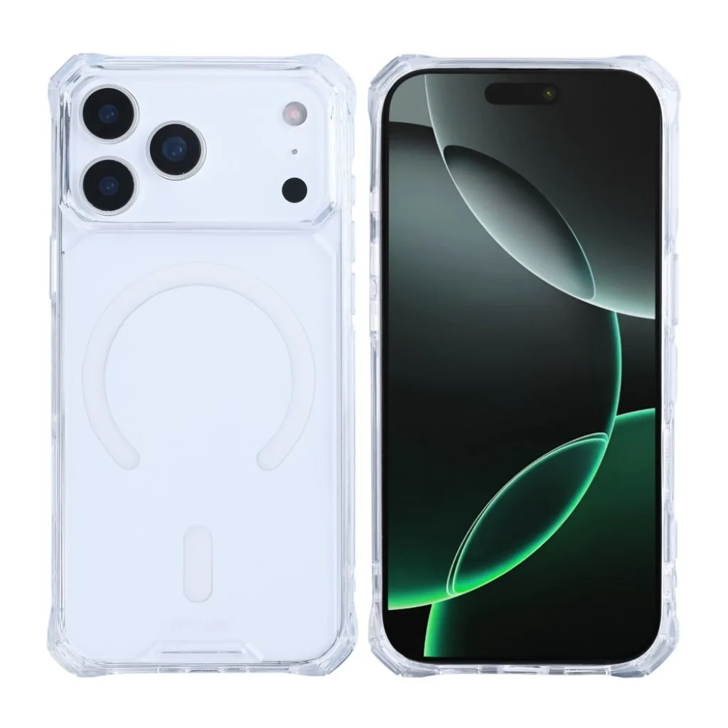 Rixus Armor-X Anti Shock cover med MagSafe til iPhone 17 Pro Max, gennemsigtig, billede 3