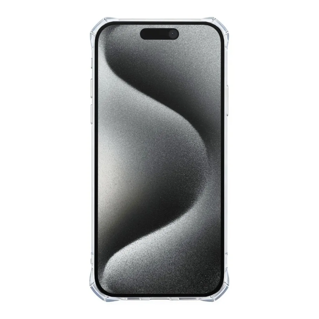 Rixus Armor-X Anti Shock cover til iPhone 15 Pro Max, gennemsigtig, billede 2