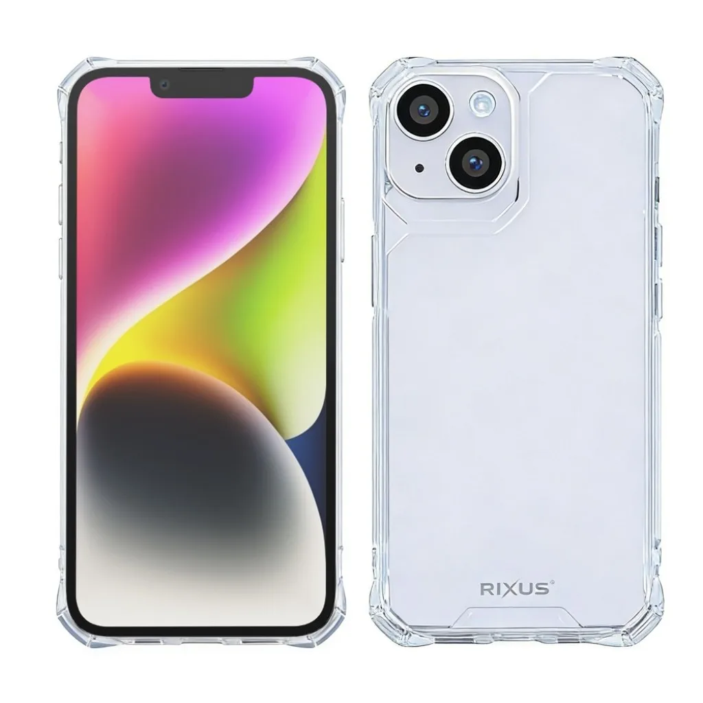 Rixus Armor-X Anti Shock cover til iPhone 14, gennemsigtig, billede 3