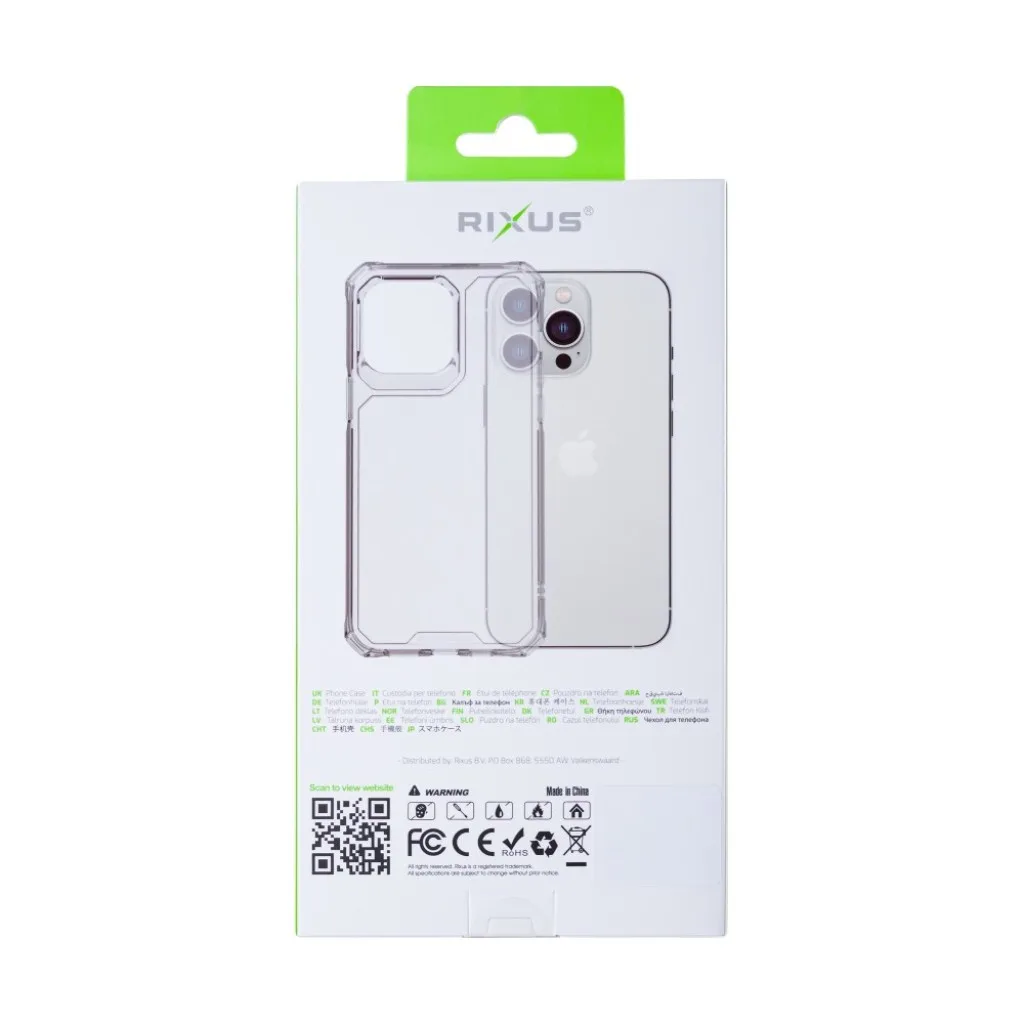 Rixus Armor-X Anti Shock cover til iPhone 11, gennemsigtig, billede 5