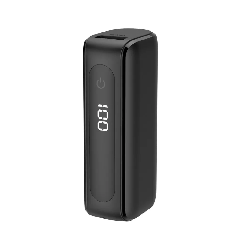 Rixus Compact Powerbank Digital Display 5000mAh, sort, billede 3