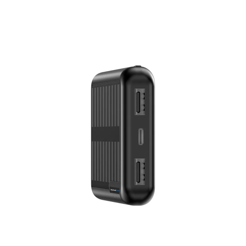 Rixus Solar Powerbank 10000 mAh, sort, billede 3