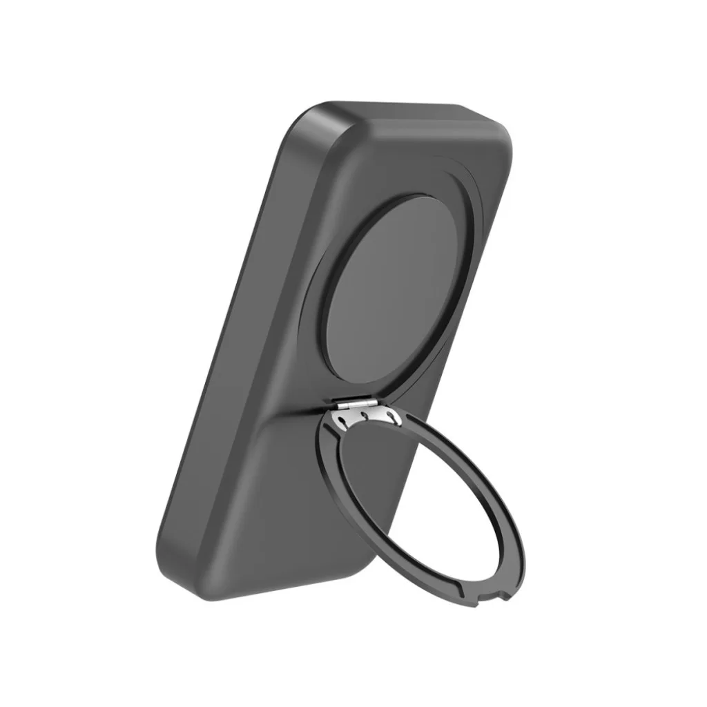 Rixus MagSafe Compatible Powerbank 10000mAh With Foldable Stand, sort, billede 3