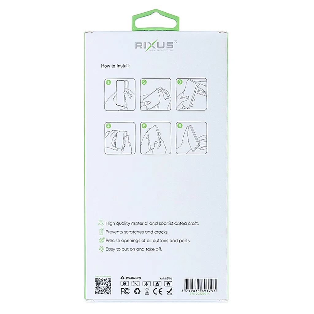Rixus Anti-Burst cover med MagSafe til Galaxy S25 Edge, gennemsigtig, billede 5