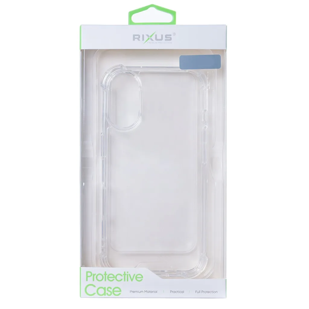 Rixus Anti-Burst cover til Galaxy S25 Edge, gennemsigtig, billede 4