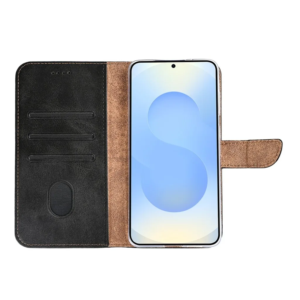 Rixus Bookcase pungcover til Galaxy S25 Edge, sort, billede 5