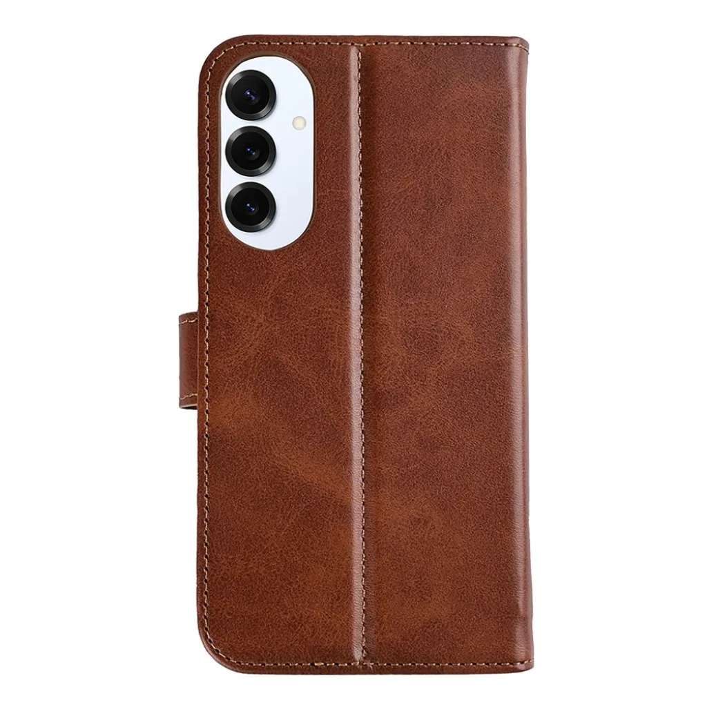 Rixus Bookcase pungcover til Galaxy S25 Edge, brun, billede 2
