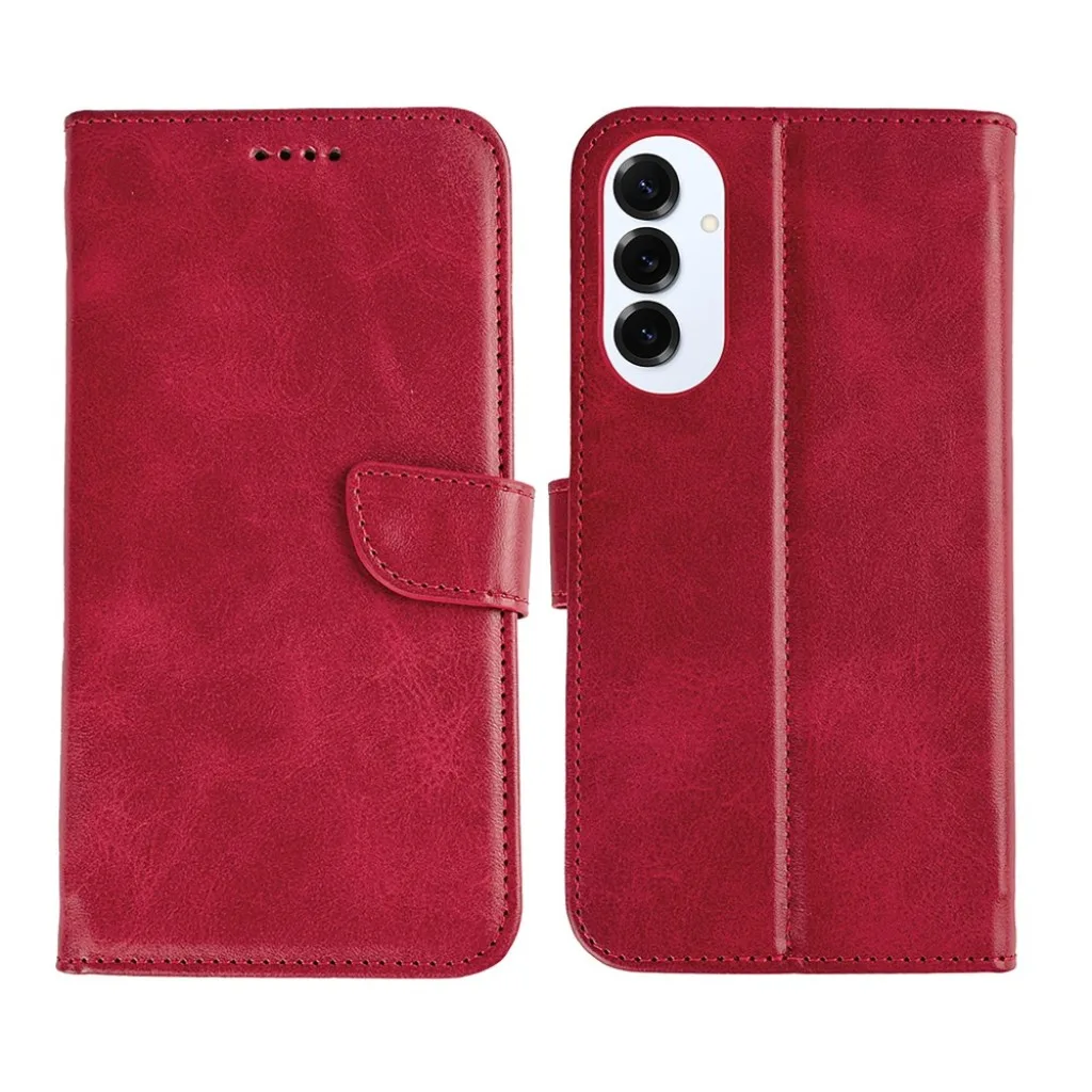 Rixus Bookcase pungcover til Galaxy S25 Edge, rød, billede 3