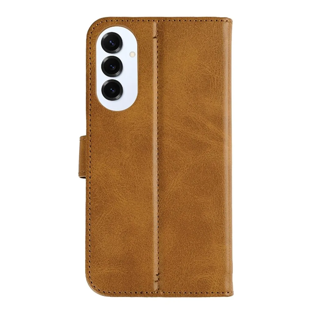 Rixus Bookcase pungcover til Galaxy S25 Edge, light brown, billede 2