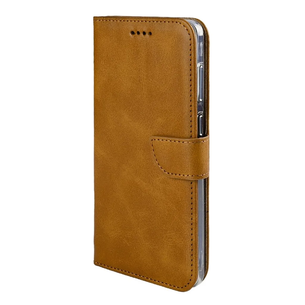 Rixus Bookcase pungcover til Galaxy S25 Edge, light brown, billede 4