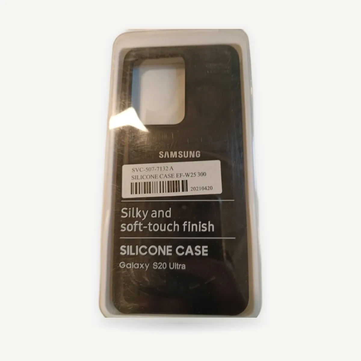 Samsung silikonecover til Galaxy S20 Ultra, sort
