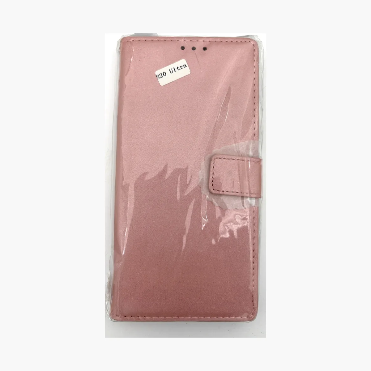 Tegnebogscover til Galaxy S20 Ultra, rosa