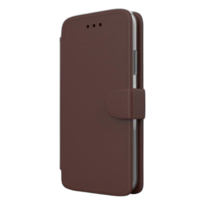 NOVANL BookMate Case For iPhone 16 Pro Brown