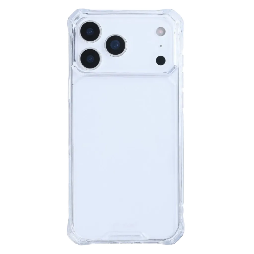 Rixus Armor-X Anti Shock cover til iPhone 17 Pro Max, gennemsigtig