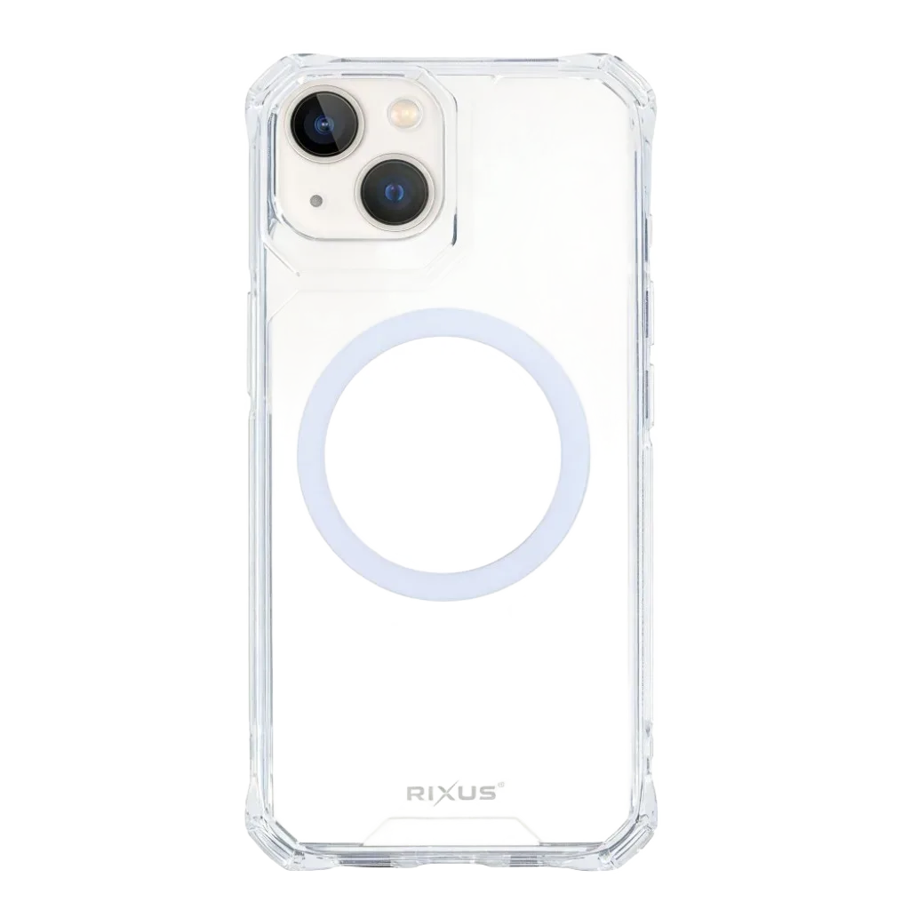 Rixus Armor-X Anti Shock cover med MagSafe til iPhone 13, gennemsigtig