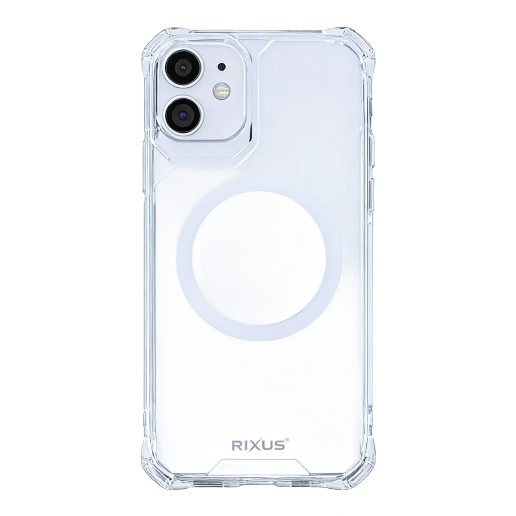 Rixus Armor-X Anti Shock cover med MagSafe til iPhone 11, gennemsigtig