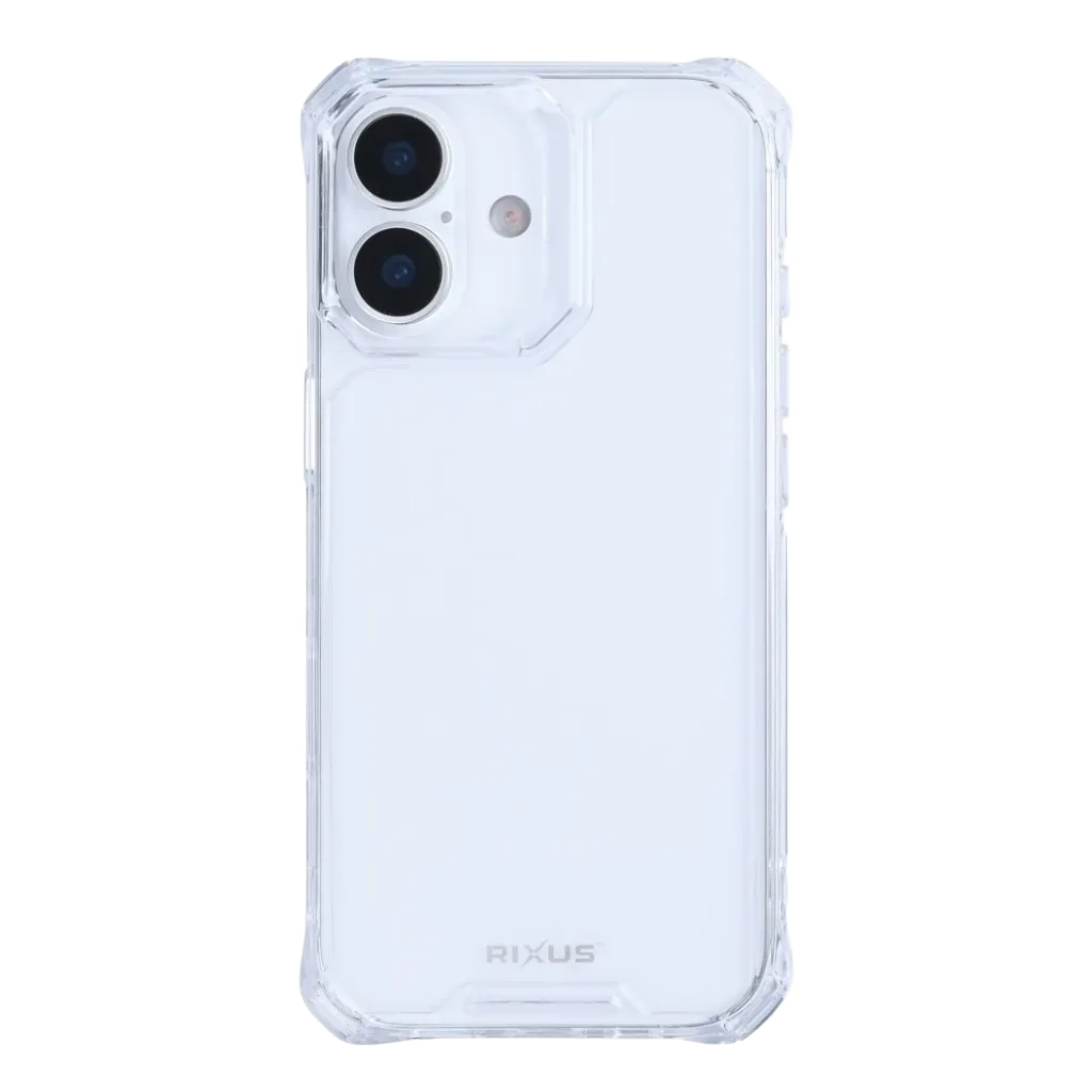 Rixus Armor-X Anti Shock cover til iPhone 17, gennemsigtig