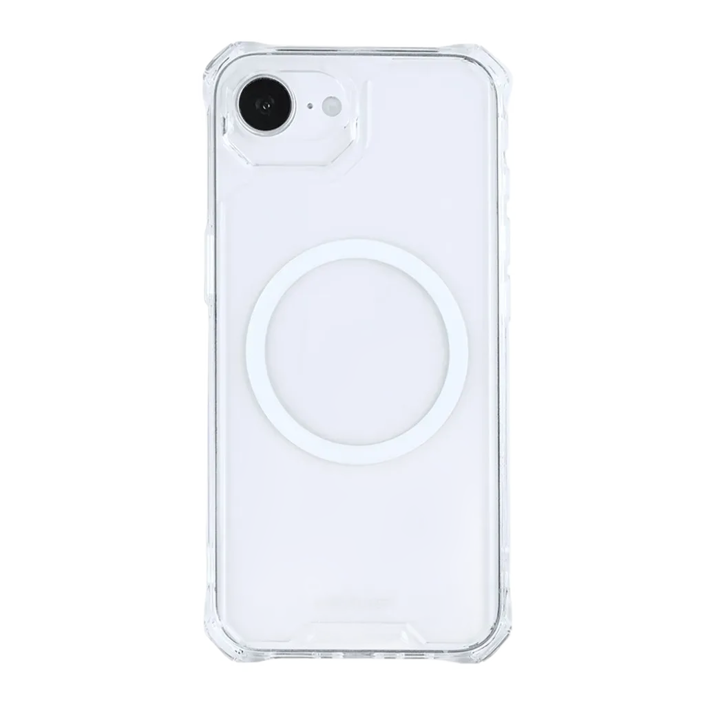 Rixus Armor-X Anti Shock cover med MagSafe til iPhone 16e og 17e, gennemsigtig
