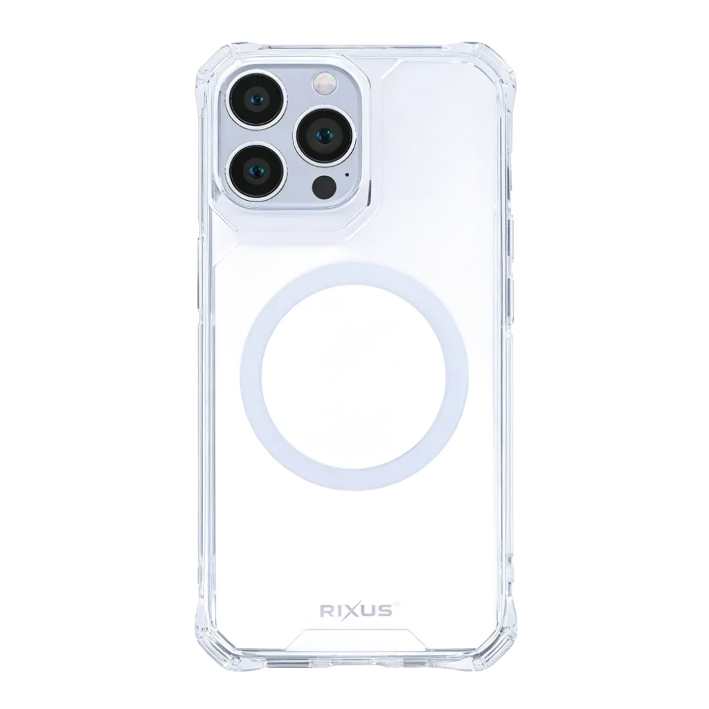 Rixus Armor-X Anti Shock cover med MagSafe til iPhone 14 Pro, gennemsigtig